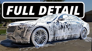 Wash, Polish and Ceramic Coat CADILLAC CT6 - FULL DETAIL