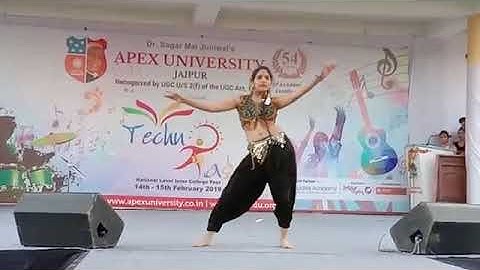 Belly dance###apex University jaipur
