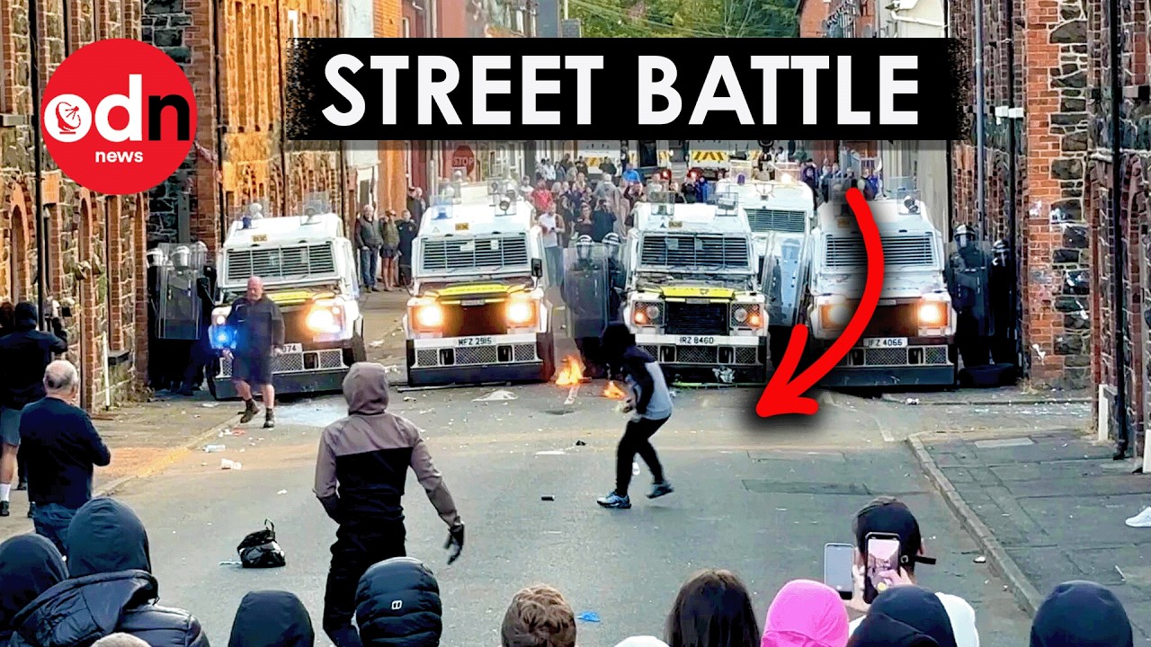 Ballymena Riots: Shocking Footage of Police Clashes in Northern Ireland