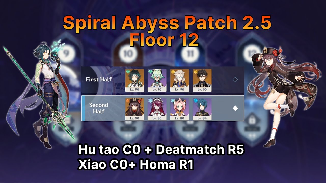Spiral 2.4 Xiao & Hu tao full star clear