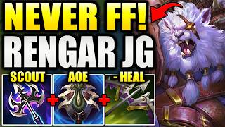How to Carry LOSING Games with RENGAR JUNGLE