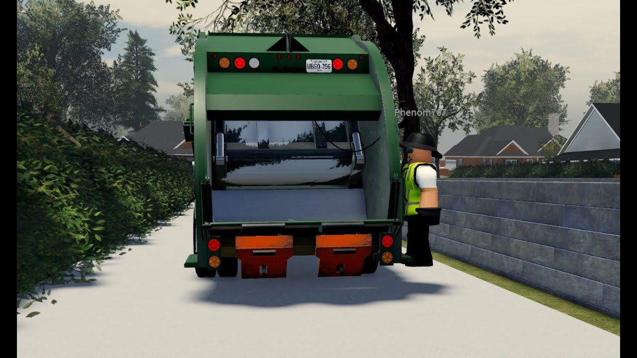 Alexandria, VA - Garbage Truck Sim Roblox RL on recycling! With a team.