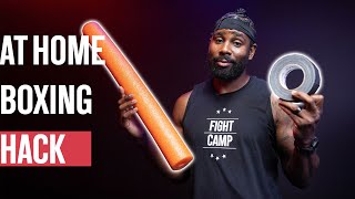 At Home Boxing Training Using Household Items