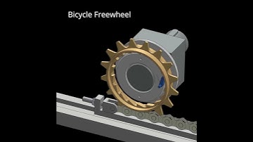 Bycycle Freewheel Mechanism | 3D Designers #automobile #mechanism #machine #engine #mechanical #iit