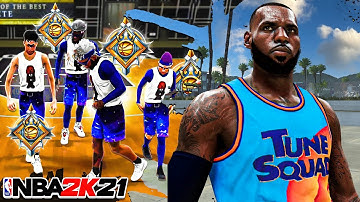 ALL LEGENDS PRO AM TEAM CHALLENGED my LEBRON JAMES BUILD in NBA 2K21