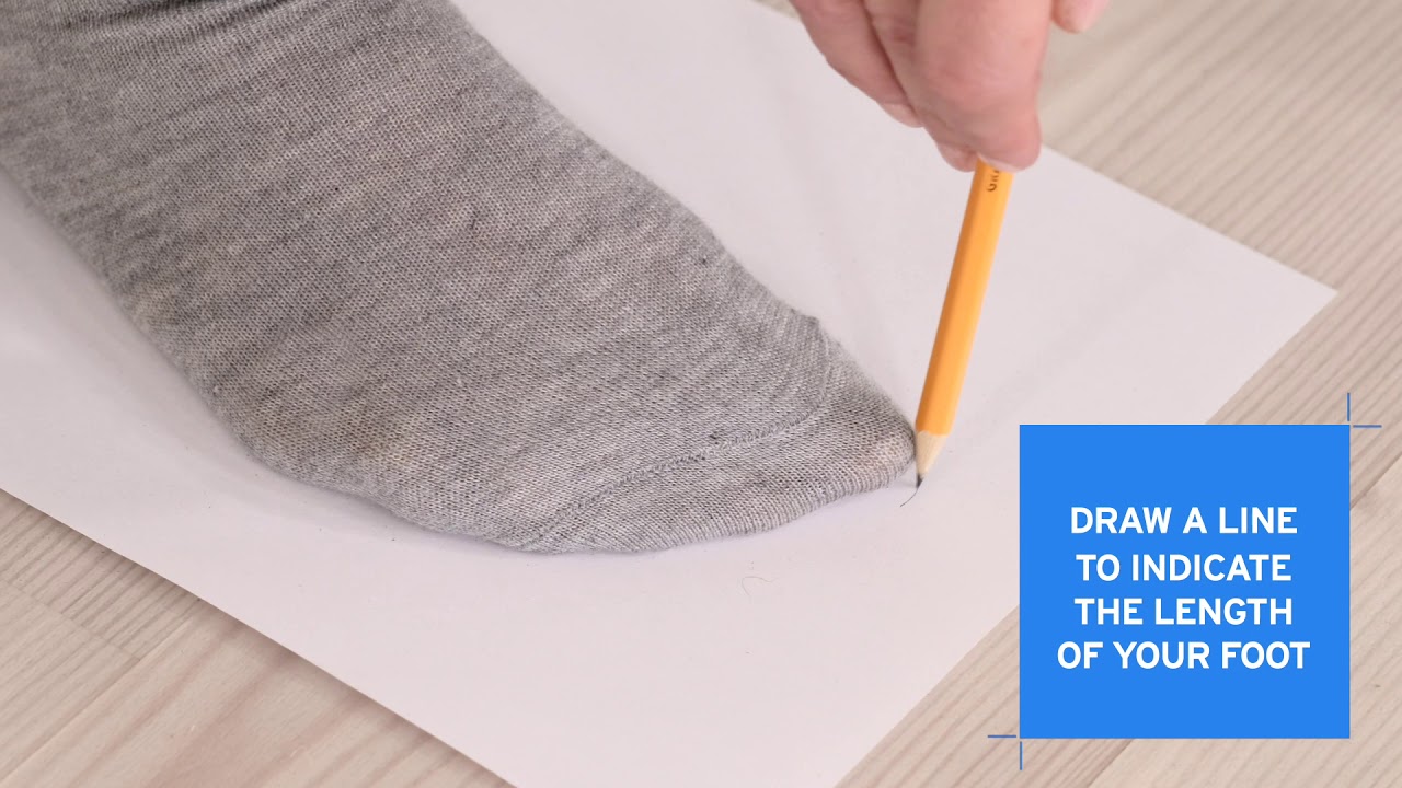 How To Measure Your Own Shoe Size | TSC - YouTube