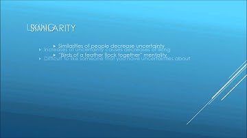 Uncertainty Reduction Theory - Charles Berger