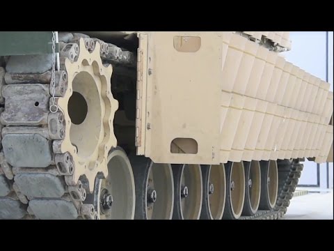 Us Army - M1A2 Sep V2 Main Battle Tank Installation Of Reactive Armour Package