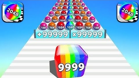 Ball Run 2048 - Gameplay Walkthrough Tutorial Levels (iOS, Android NinjaX YT is live! part - 194