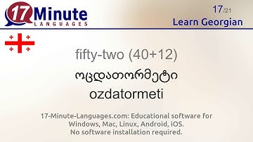 Learn Georgian (Part 3)