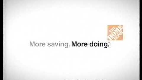 Logo Animation - The Home Depot (More saving, More doing) [2009]
