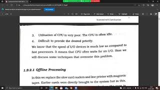 Types of Operating System, Batch Processing, Real time, Multiprogramming, Time Sharing OS