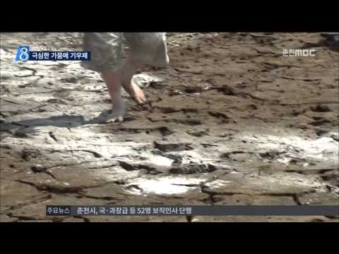춘천MBC뉴스  (R)극심한 가뭄, 예술가들 항의성 기우제(수퍼)
