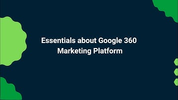 Google Marketing Platform Essentials  Display & Video 360