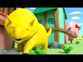 Invata obiectele + Dino si Dina se joaca de-a v-ati ascunselea - Dinozaurul Dino 👶 Desene animate