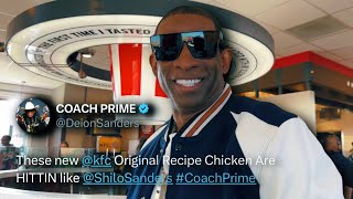 Coach Prime’s Behind The Scenes At KFC Commercial