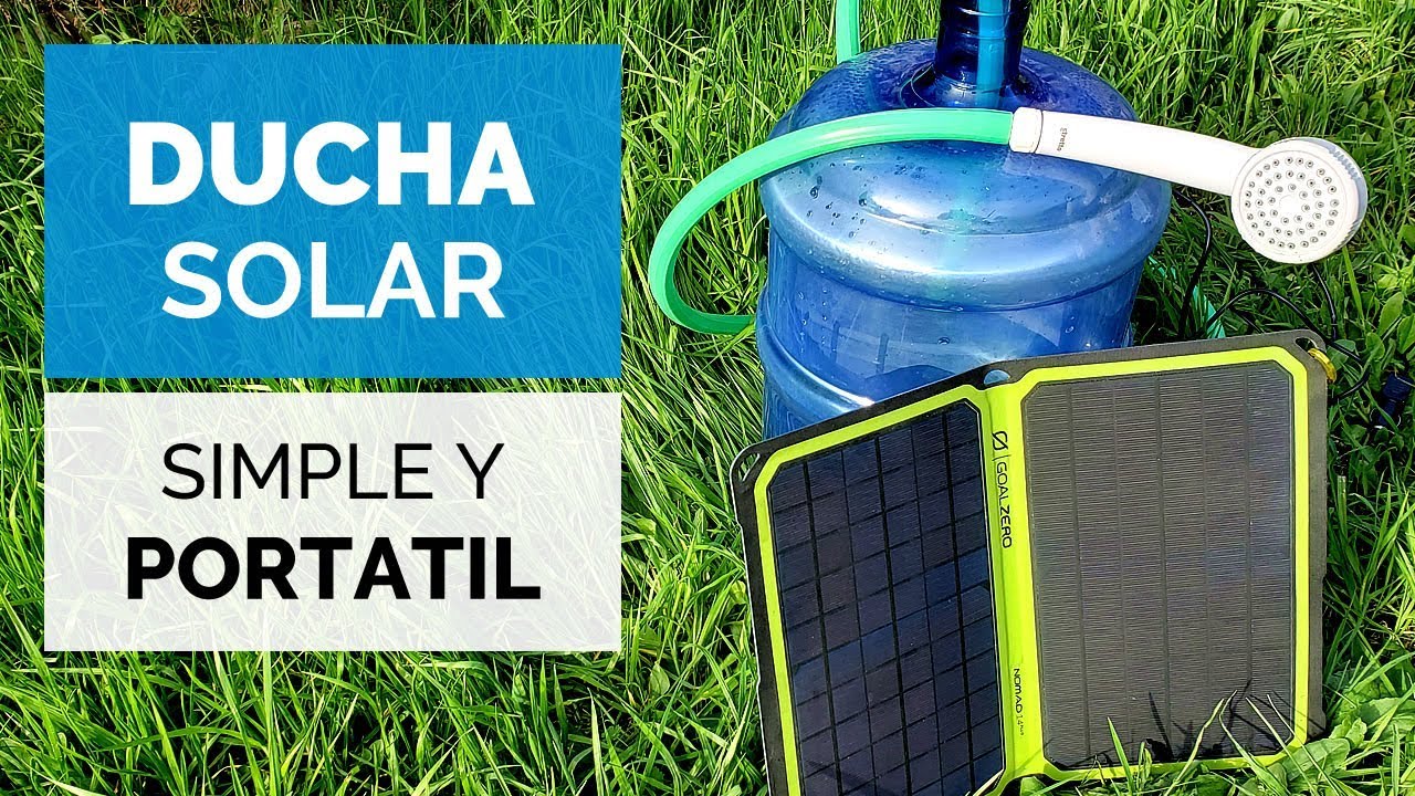 ▷ ¿Ducha Portátil Solar o Eléctrica?【Guía de Compra 2022】