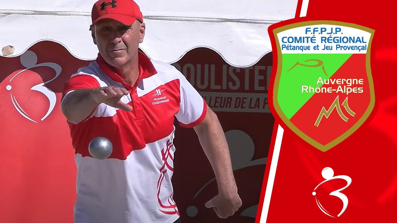 Miniature : Quart Rhône vs Puy-de-Dôme : Championnat triplette vétérans Auvergne-Rhône-Alpes de pétanque 2025