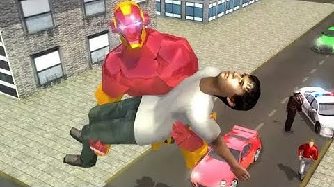 Super Hero Rescue Flying Robot - Android Gameplay HD