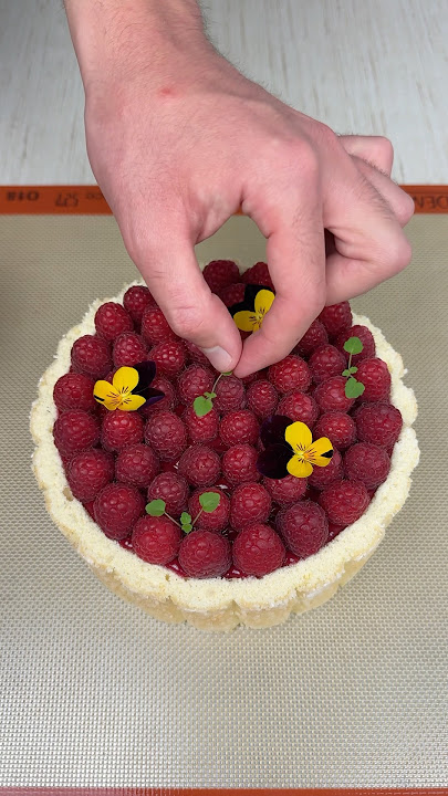 Charlotte Framboise #Foodporn #Yummy #Delicious #Baking #Pastry #Dessert #Cake #vanilla #Asmr