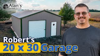 See Why Robert Recommends Alan's: His 20x30 Metal Garage by Alan's Factory Outlet 35,357 views 5 months ago 2 minutes, 35 seconds