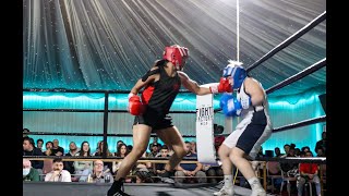 Women's Boxing - Hilary vs Sinead - White collar charity fight @ Selby Centre