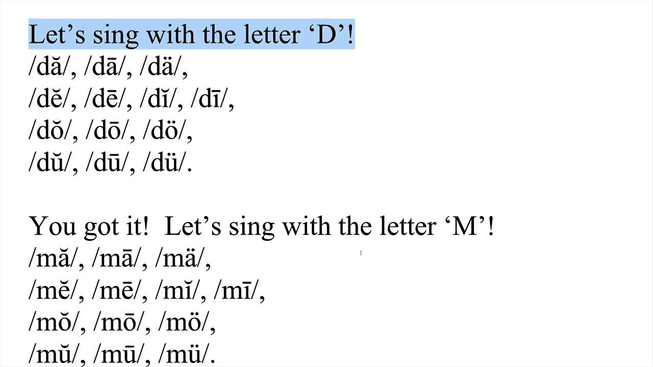 The Vowel Sounds auf YouTube ansehen The Vowel Sounds auf YouTube ansehen