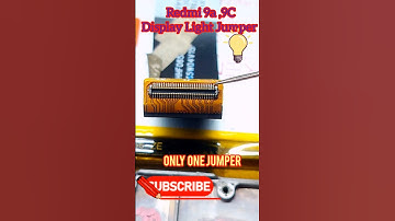 Redmi 9a,9c,9i Display Light Solution | Mi Display Light Jumper #shorts #youtube #trend #viral