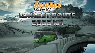 Longest Route | Nice to Vienna | Fernbus Simulator | Logitech G29 screenshot 1