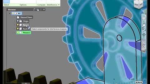 Inventor Fusion Video Tutorial - Recognize Interference
