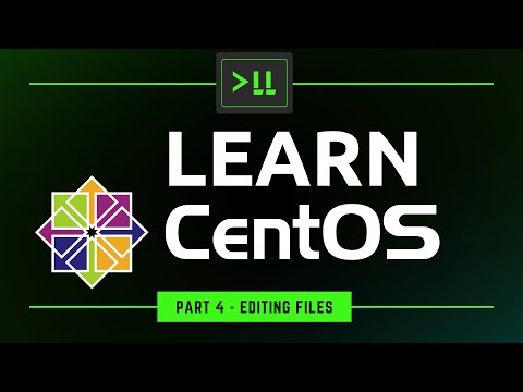 Learn CentOS Part 4 - Editing Files