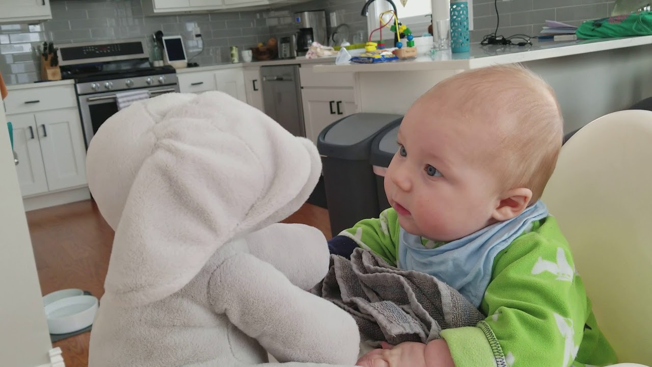 Vaughn with Flappy the Elephant. #FlappytheElephant.  #Vaughn