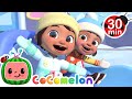 🎄Christmas at the Train Park🎄 | CoComelon Nina&#39;s Familia | Kids Cartoons | Moonbug Kids