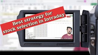 Best strategy for stock selection in Intraday | Hindi