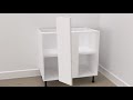 How to Install an Adjustable Corner Cabinet
