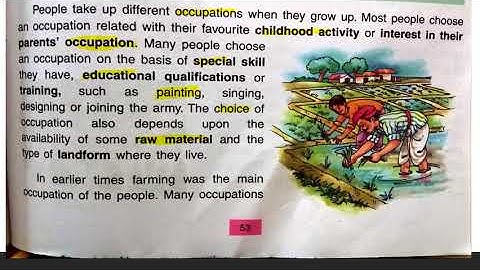 CLASS 4 lesson 7 (The works we do) part   1