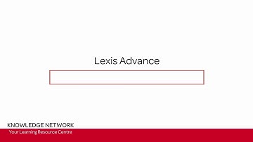 Access your search history in Lexis Advance