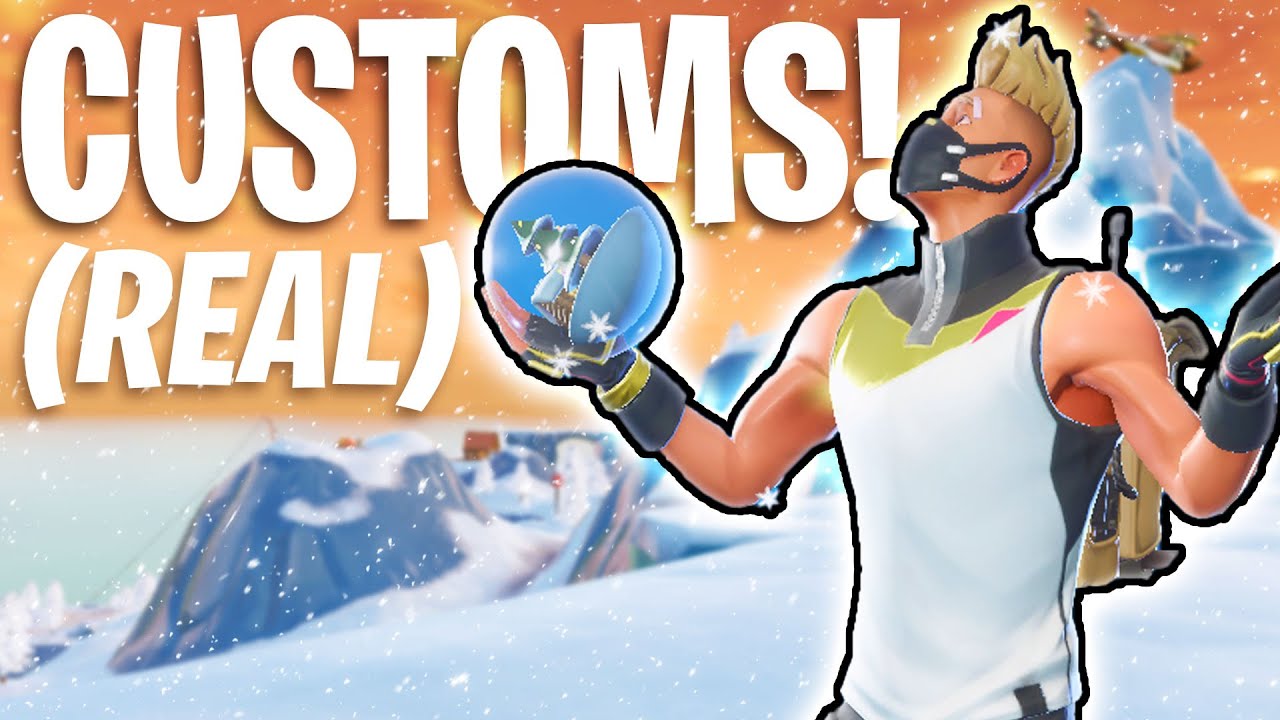 🔴HAPPY HOLIDAYS - FORTNITE CUSTOMS!!! (Join (pretty please))🔥