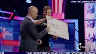 WATCH: James O'Keefe gives Disney whistleblower the money he missed out on for telling the truth. 👏