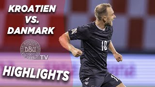 Christian Eriksen med drømmedrøn i nederlag 𝕀 Kroatien - Danmark 2-1