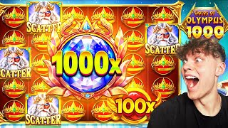 MY BIGGEST EVER SLOT WIN... (GATES OF OLYMPUS 1000)