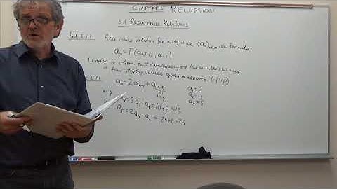 5 1 Recurrence Relations