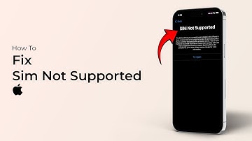 Hoe los ik het probleem op dat de SIM-kaart niet wordt ondersteund op de iPhone?