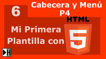 Cabecera y Menú  P4 [Plantilla con HTML5] [6/13]