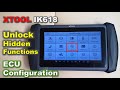 Configuration des calculateurs sur lexus avec xtool ik618  paramtres lexus hidden