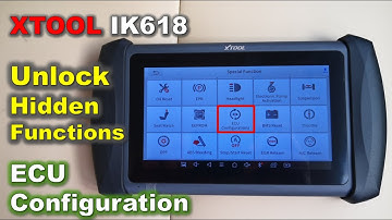 Configuring ECUs on Lexus with XTOOL IK618 / Lexus HIDDEN settings / Turn off daytime running lights