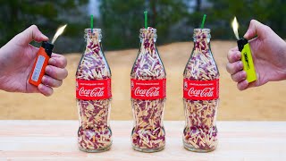 Experiment: Matches in Glass Bottles Coca-Cola screenshot 2