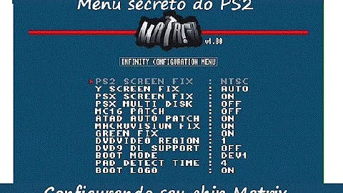 O que é tela vermelha PS2?