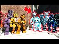 ALL ICE ANIMATRONICS vs FNAF MOVIE ANIMATRONICS! (GTA 5 FNAF Mods)