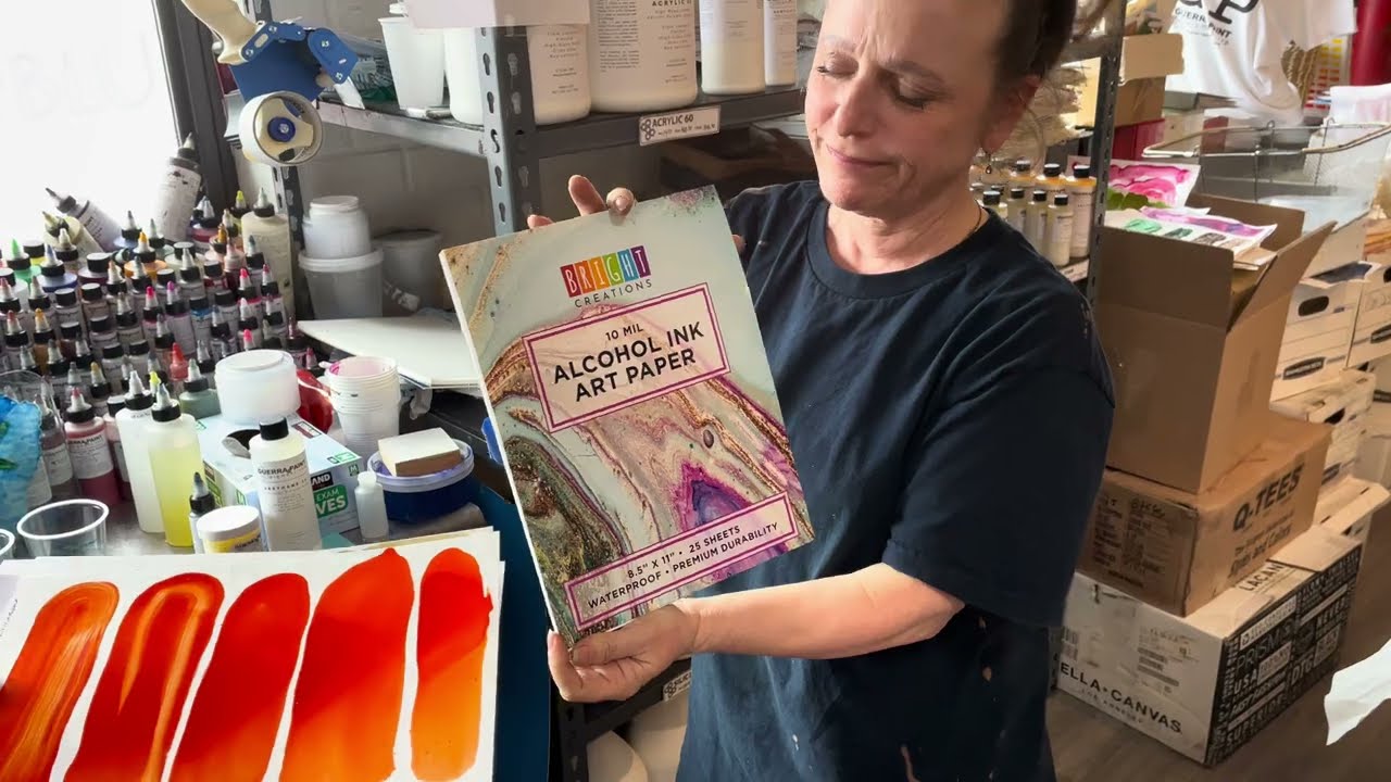 Making Alcohol Inks with Pigment Dispersions